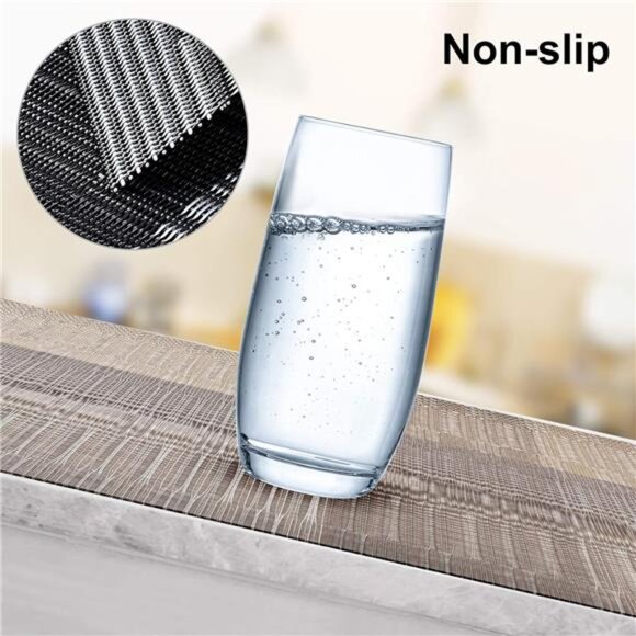 Placemats, Placemats Set of 6,Heat Resistant Place Mats, Washable PVC Table Mats - Picture 4 of 7